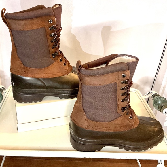 Eddie Bauer Winter Rain Duck Boots Size 10 - Picture 2 of 12